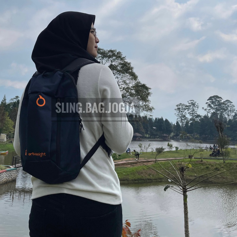 Tas Olahraga - Cycling Bag - Ransel Mini Sport  Pria & Wanita Premium Quality Biru Ortus Edition