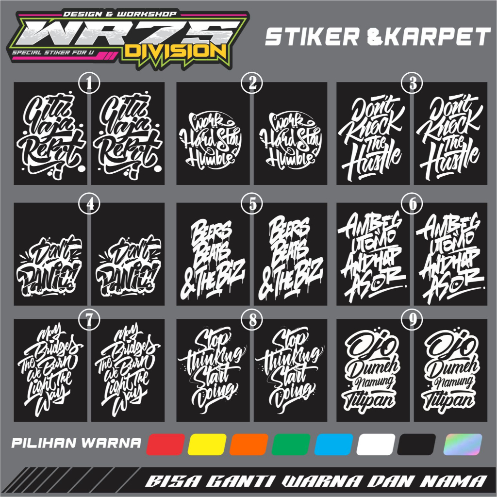 JUAL KARPET LUMPUR VARIASI PICK-UP PENAHAN LUMPUR KEPET EBEK KARET LUMPUR DAN STICKER UKURAN L300