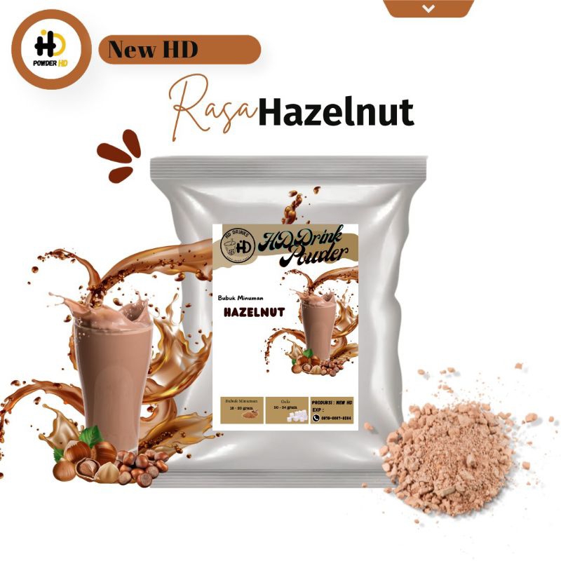 

Bubuk Minuman Rasa HAZELNUT | Plain (tanpa gula)