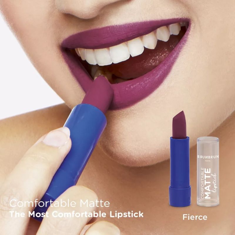 LIPSTICK COMFORTABLE BRUNBRUN SOPHIE MARTIN PARIS  LIPSTIK MATTE PIGMENTED