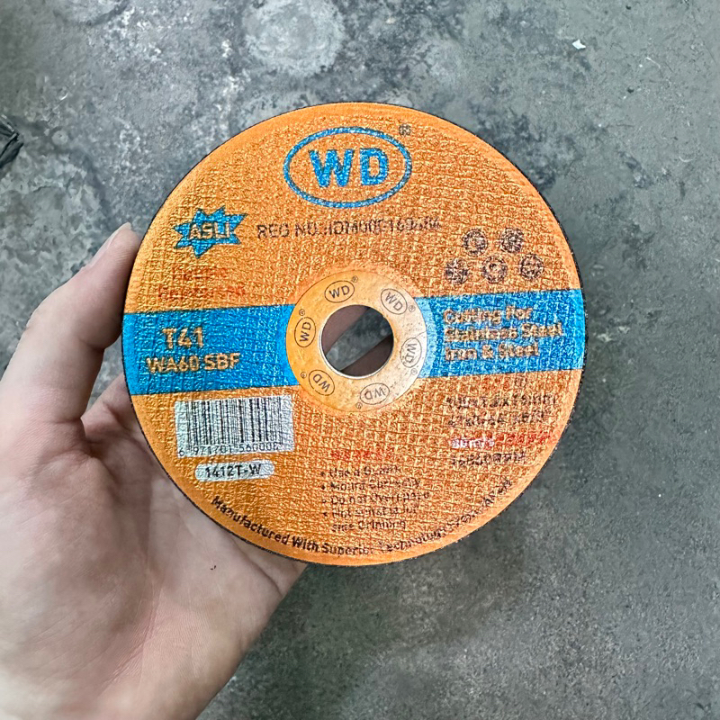 WD POTONG CUTTING WHEEL / MATA GERENDA POTONG BESI