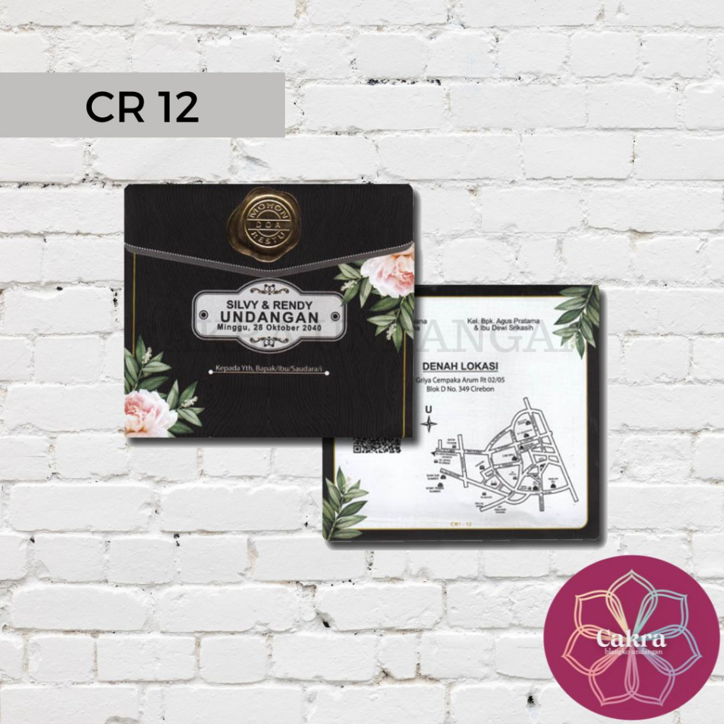 

CAKRA CR7 12 Blangko Undangan Pernikahan Wedding Murah