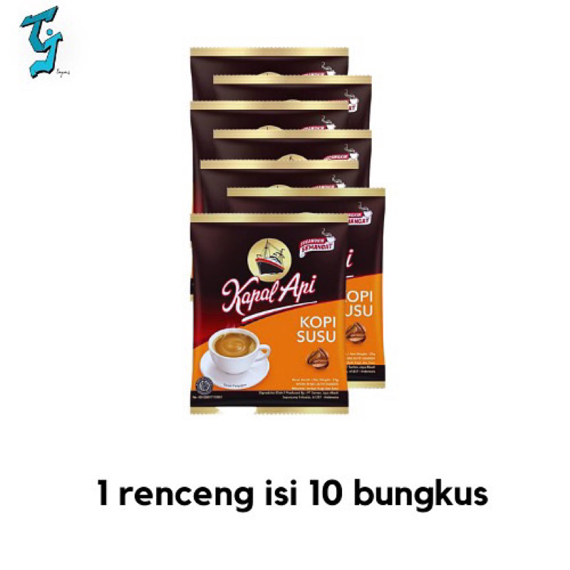 

KAPAL API kopi susu @31g, 1 Renceng 10sachet