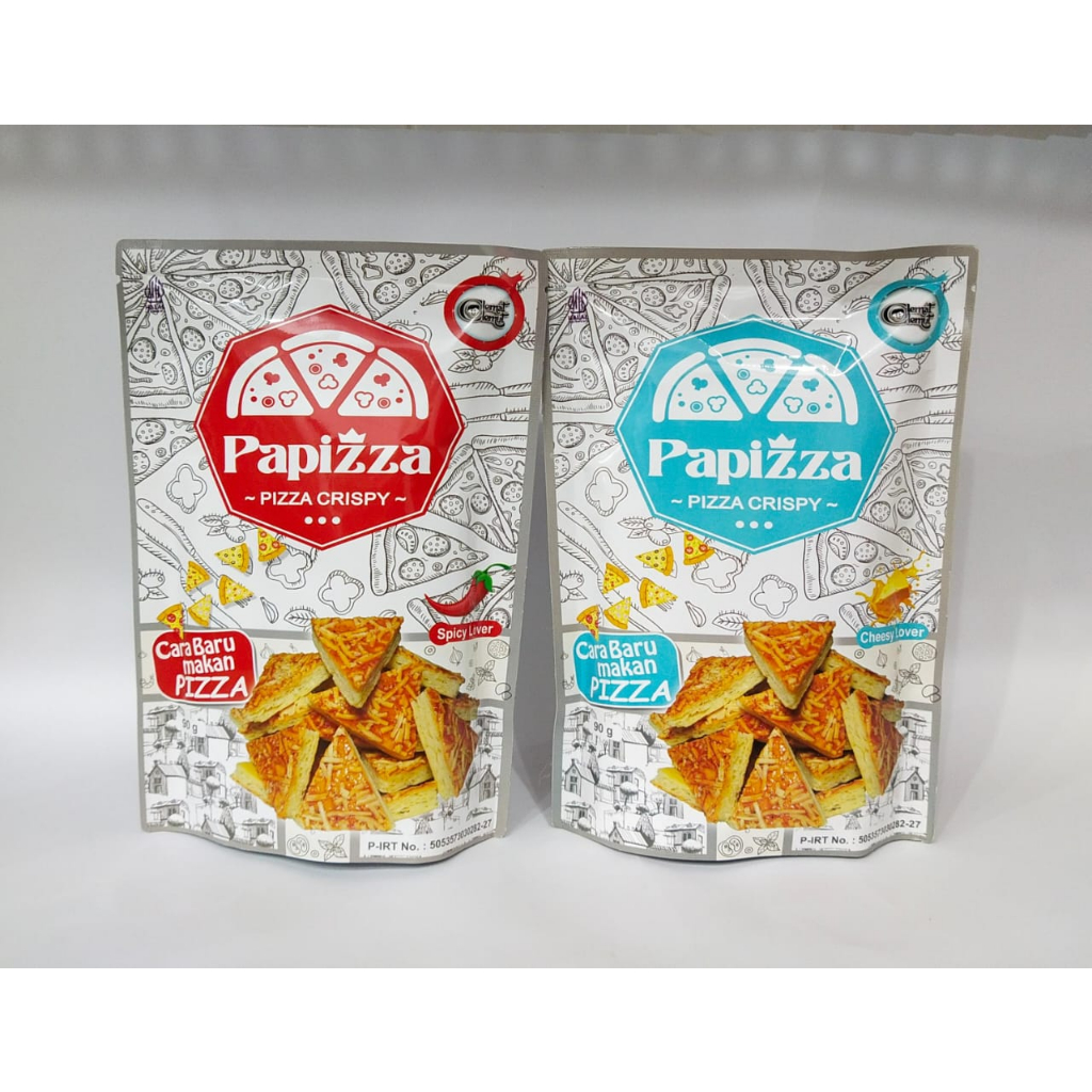 

Papizza Crispy clemat clemut Khas Bali 90gr