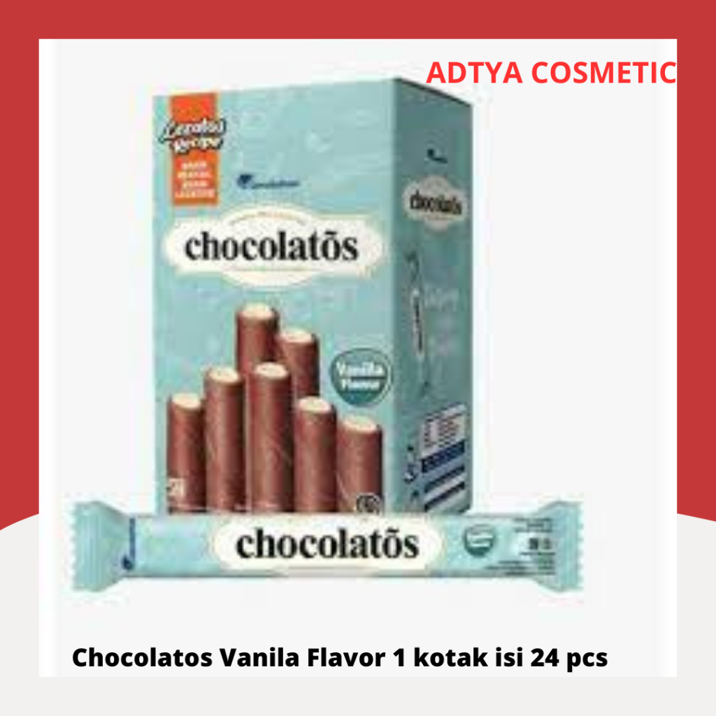 

Chocolatos Vanila Flavor 1 kotak isi 24 pcs