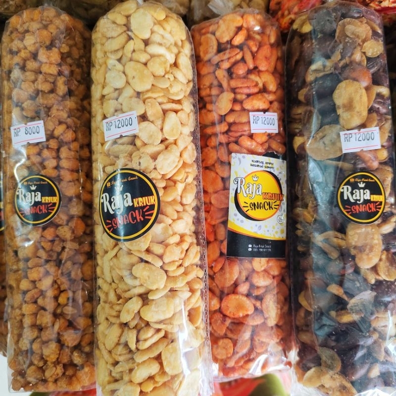 K05- Aneka Snack Kacang2an Serba 5000 jajanan kering cemilan gurih renyah pedas dan manis enak makar