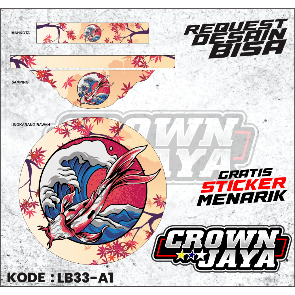 Decal Sangkar Lovebird Universal - Stiker Sangkar Lovebird Ebod Jaya - Aksesoris Stiker Tebok Lovebi