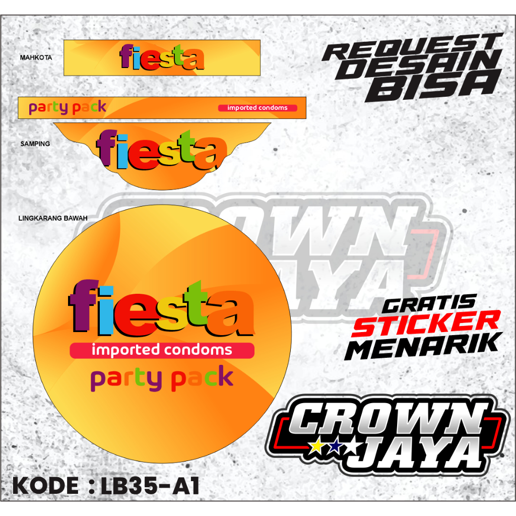 Decal Sangkar Love Bird Ebod Jaya - Stiker Kandang Love Bird Universal - Stiker Tebok Love Bird KODE