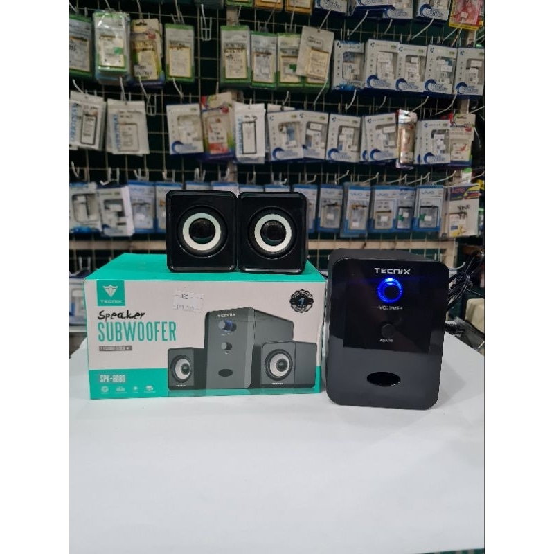 SPEAKER TECNIX SPEAKER SUBWOOFER SPK B080 SPEAKER BLUETOOTH