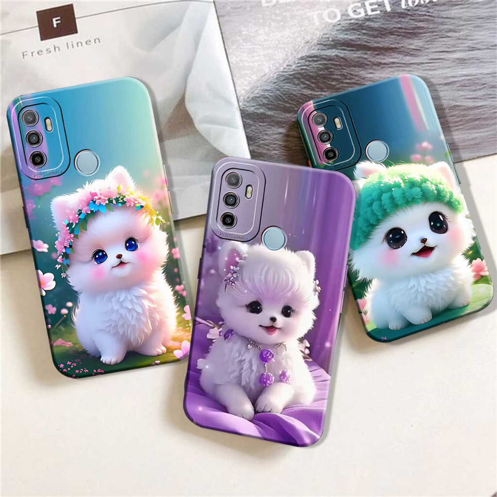 Softcase Hp OPPO A53 2020/A33 2020/A32 Motif Cats Cute Lucu Cantik Kekinian - Oppo a53 - oppo a33 - 