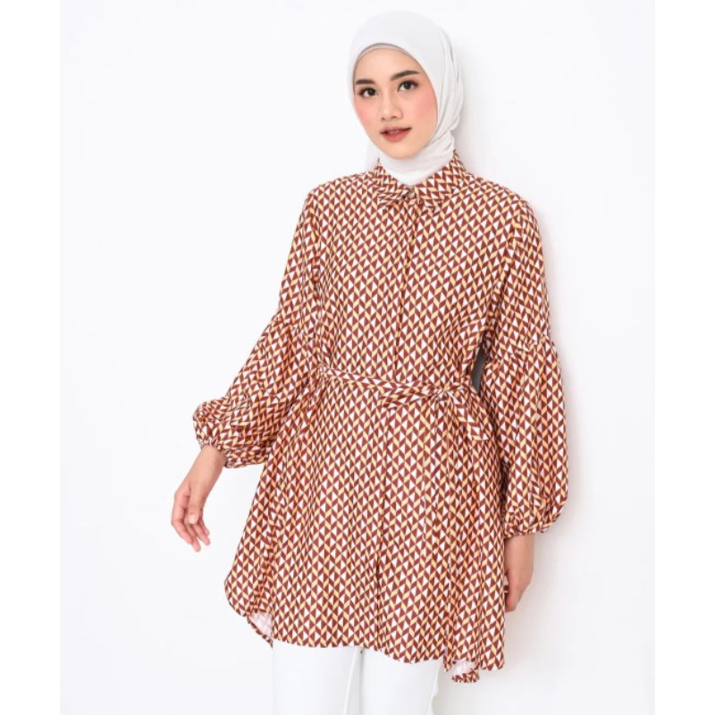 ALLEGRA SATEEN TUNIC BY GEULIS ID