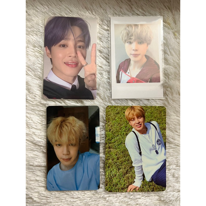 jimin photocards pc official persona, mots, her, sg 2017, pola sg 2021, tmoney