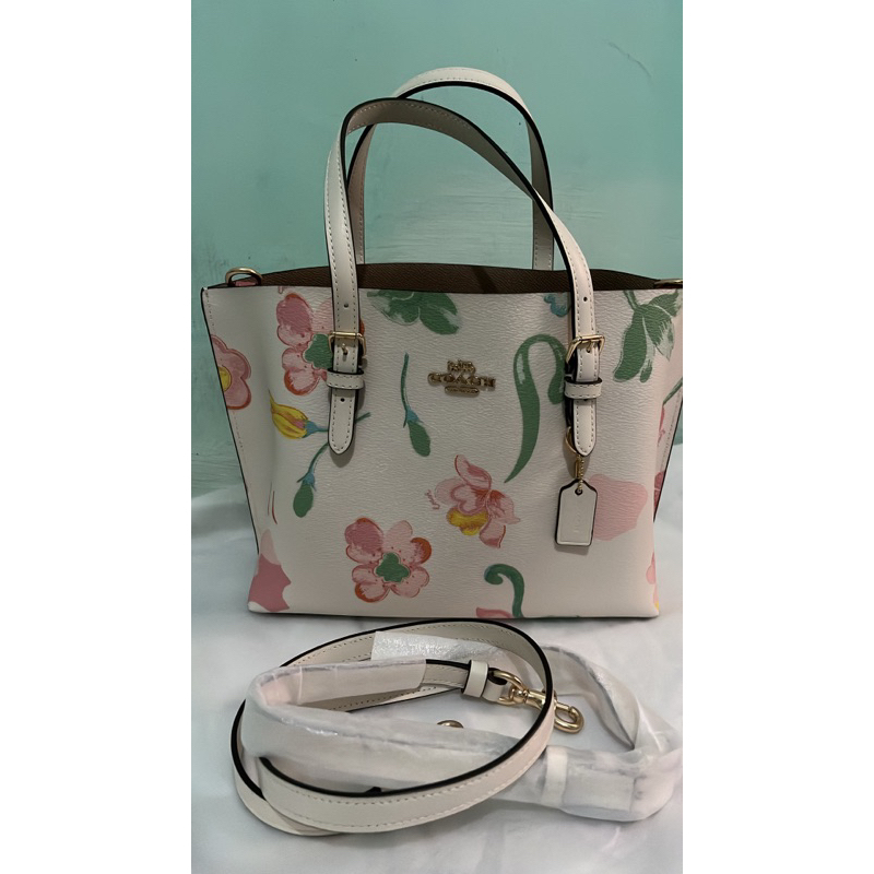 coach molie tote flower