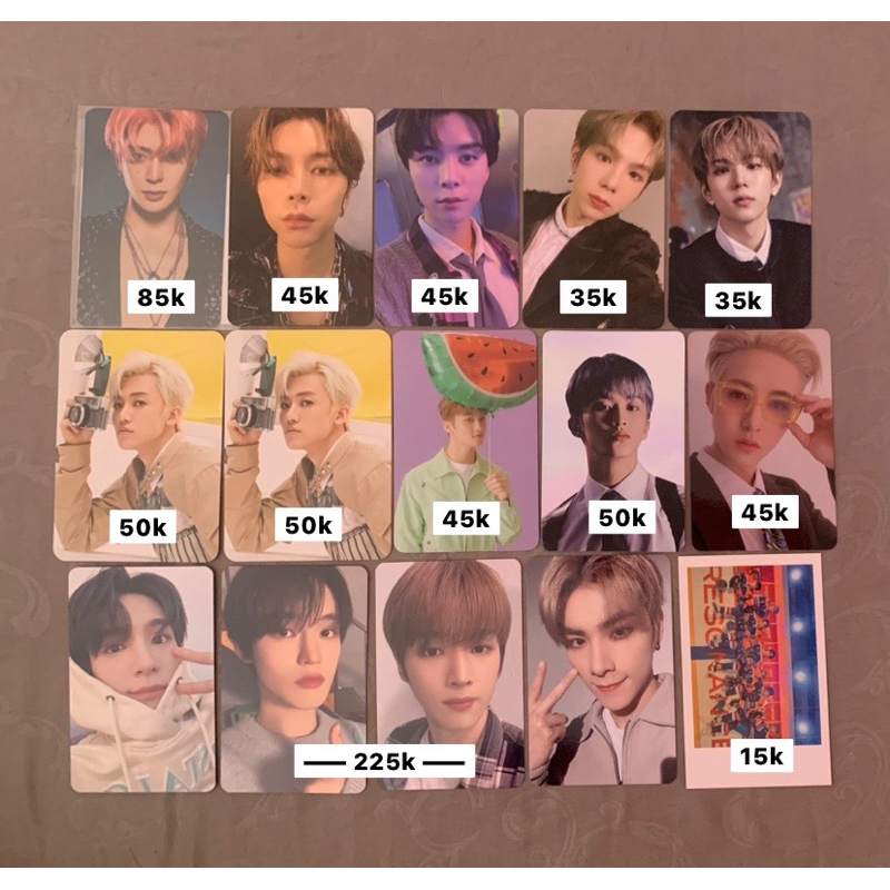 NCT127 NCT DREAM PHOTOCARD | JAEHYUN JOHNNY SHOTARO JAEMIN MARK RENJUN JENO HOODIE CHENLE SUNGCHAN X