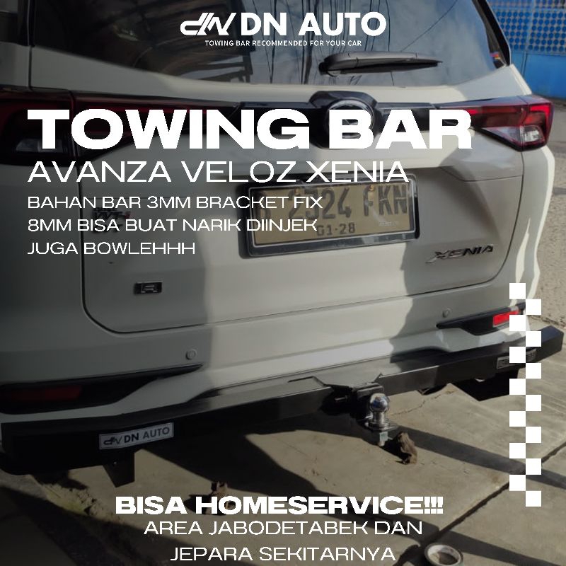 Dn Auto Towing Bar Avanza/Veloz/Xenia 2008-2022