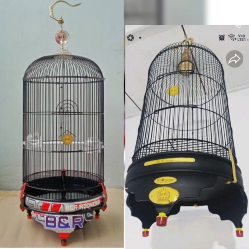 SANGKAR LOVE BIRD BNR BLACK DOFF//AKSESORIS