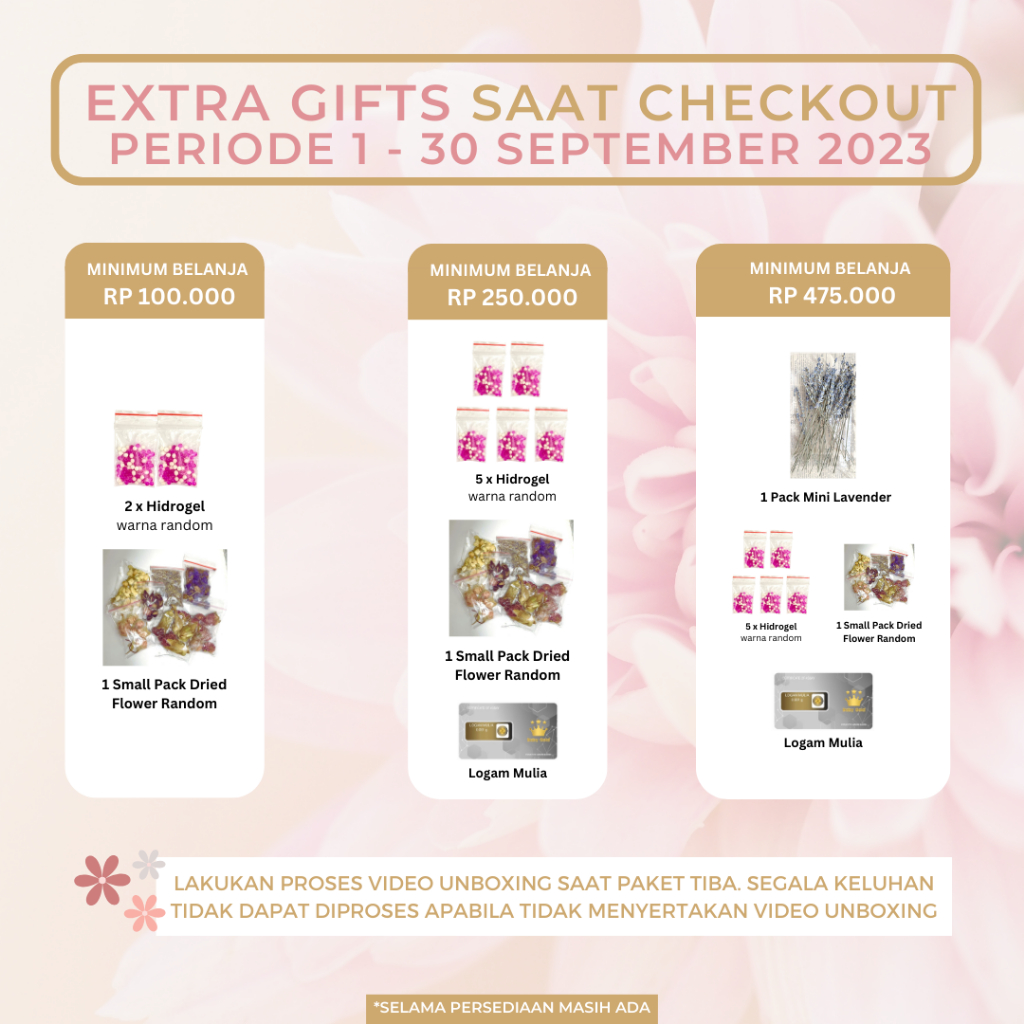 

EXTRA GIFTS DRF SEPTEMBER