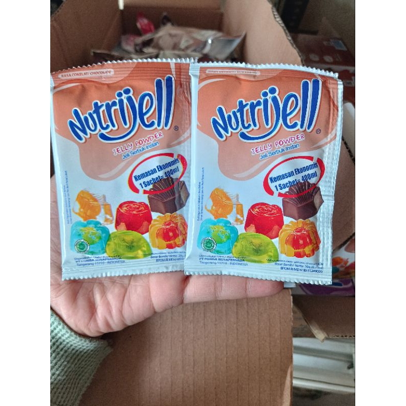 

Nutrijel jelly powder sachet aneka rasa