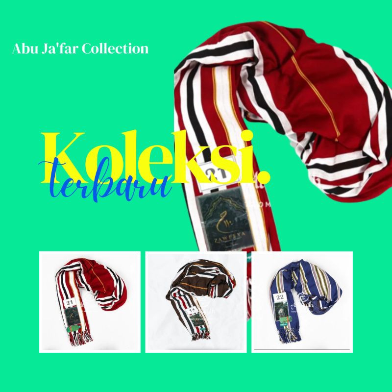 SORBAN YAMAN TENUN PREMIUM ZAWEEYA DOBBY | SURBAN RIDA AL YAMANI BEST SELLER EKONOMIS