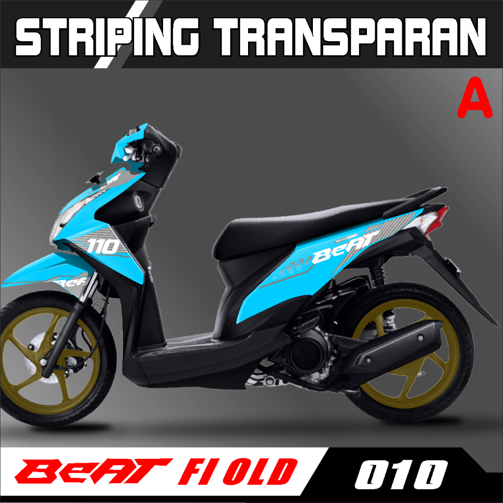 Striping transparan BEAT fi lama 2013-2015