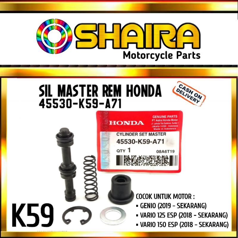 K59 - MASTER KIT VARIO 150/SEAL MASTER REM DEPAN VARIO 150 ESP/125 ESP/125 LED/GENIO SEAL MASTER REM