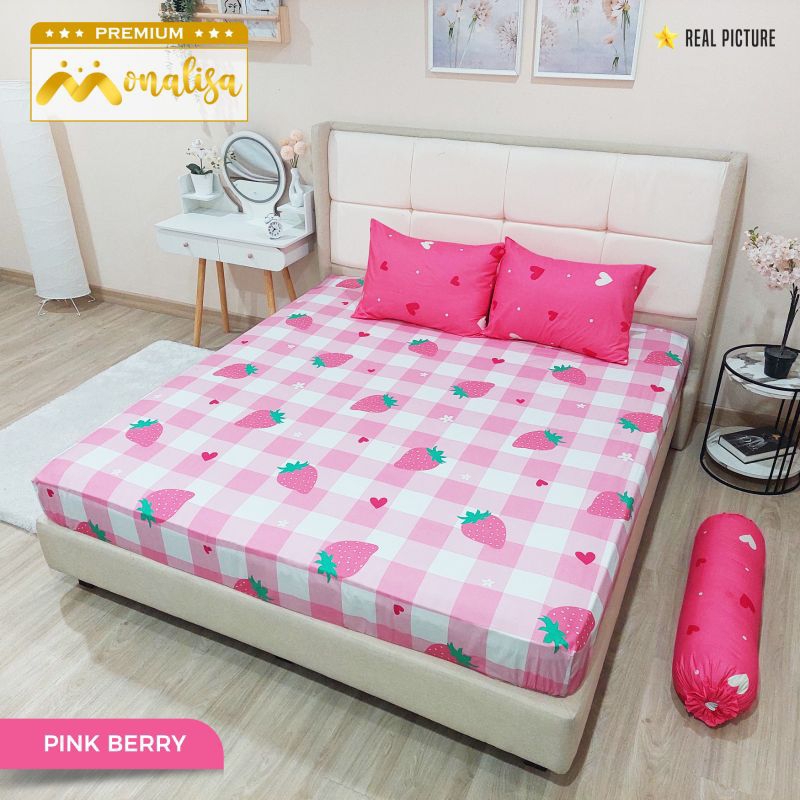 Sprei premium Pink Berry