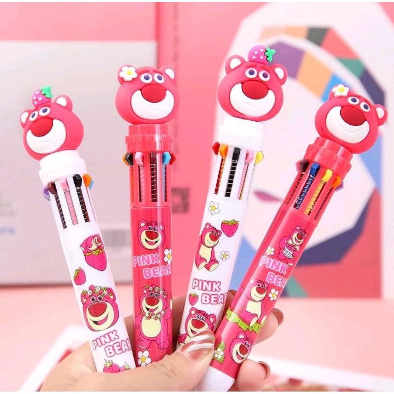 

Pulpen Lotso Karakter Pink Bear Toy Story Pulpen Warna Warni Kartun