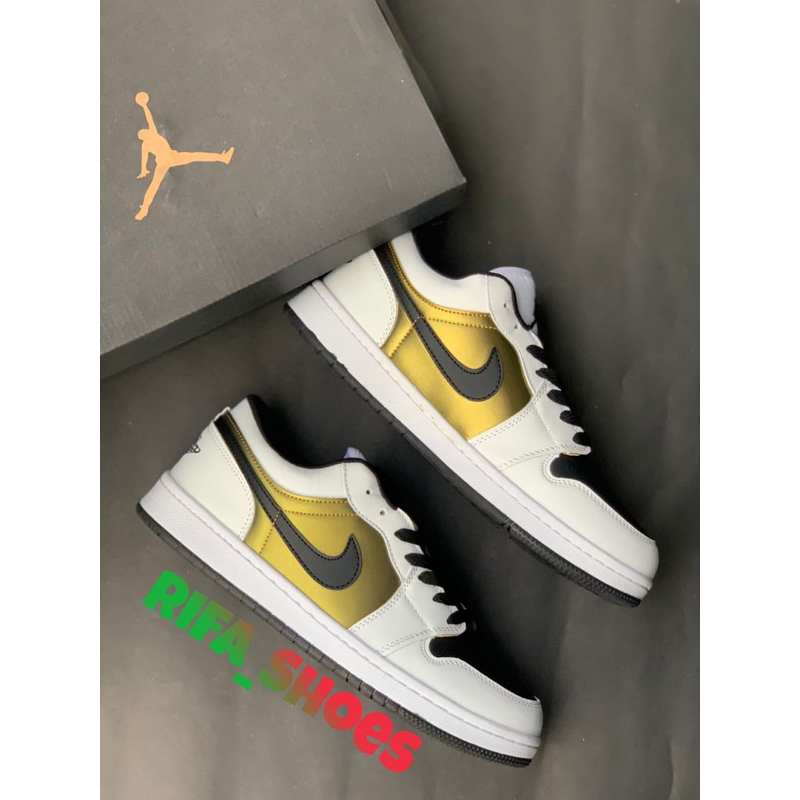 NIKE JORDAN WHITE GOLD PREMIUM IMPORT HIGH QUALITY