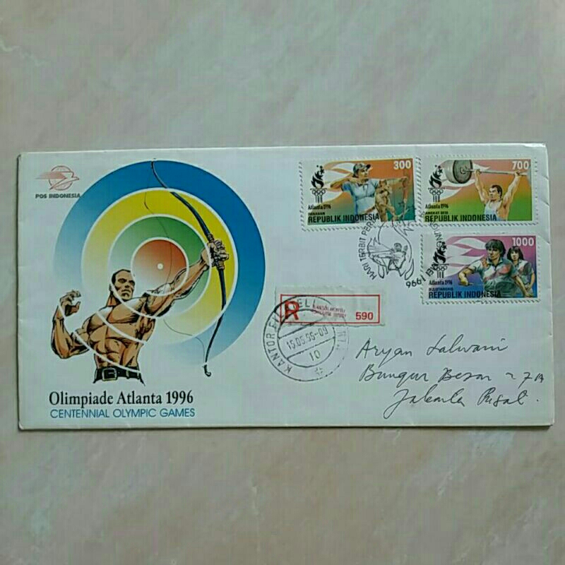 

SHP / FDC Sampul Hari Pertama 1996 100 Tahun Olimpiade Atlanta Used