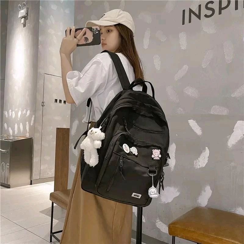 [NEW] Ransel Sekolah Wanita Ransel Laptop Berkapasitas Besar Backpack Kuliah by Durablebags