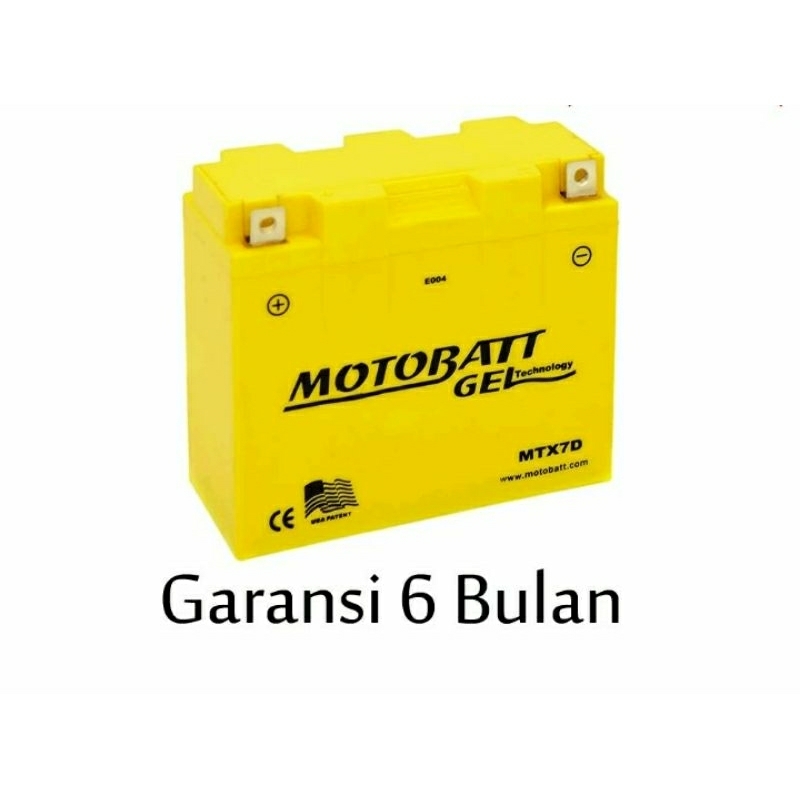 Aki Motor Tiger / Revo  MTX -7D Motobatt Original / Aki motobatt / Aki kering / Accu motor