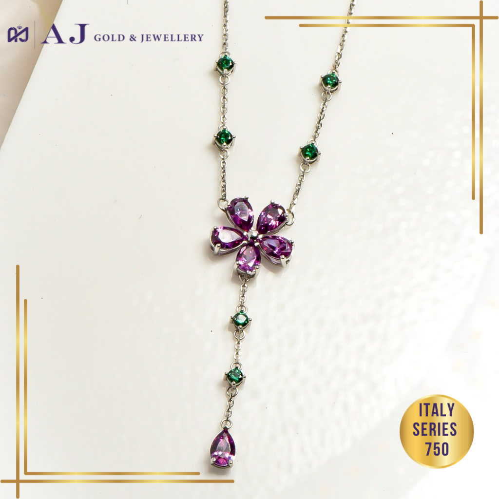 Kalung Gelang Flower Garden SDW Gold 18K 750