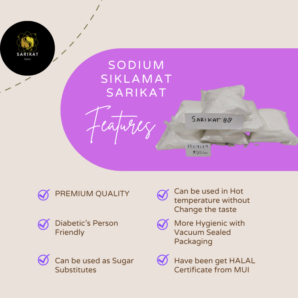 

SARI MANIS (SIKLAMAT) Premium 500G - TIDAK PAHIT