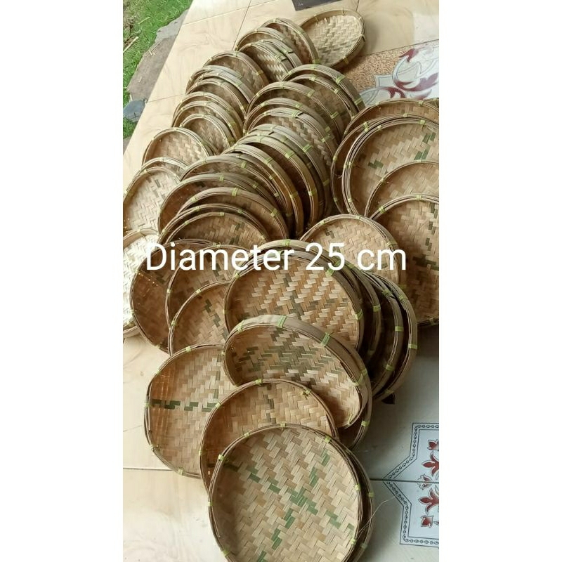 piring bambu/nyiru/tampah bambu