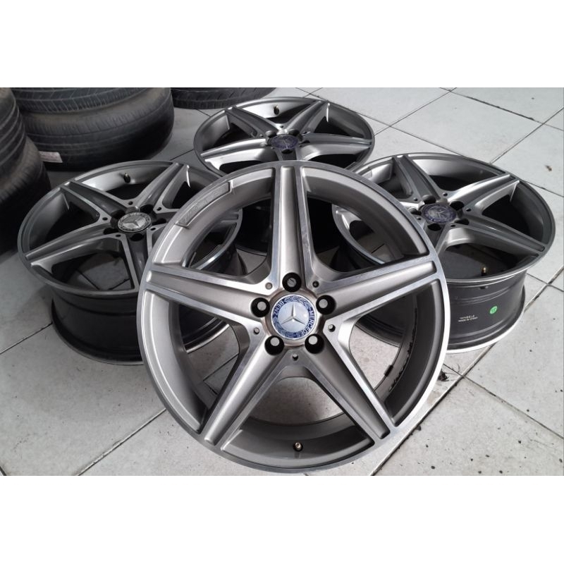 Velg Mobil Second Replika AMG Ring 18x8 Pcd 5x112 et38 Buat Mercy Camry inova xpander