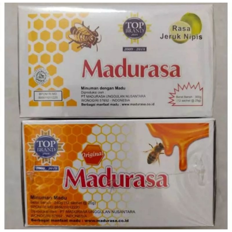 

MADURASA ISI 12 SACHET@ 20GR