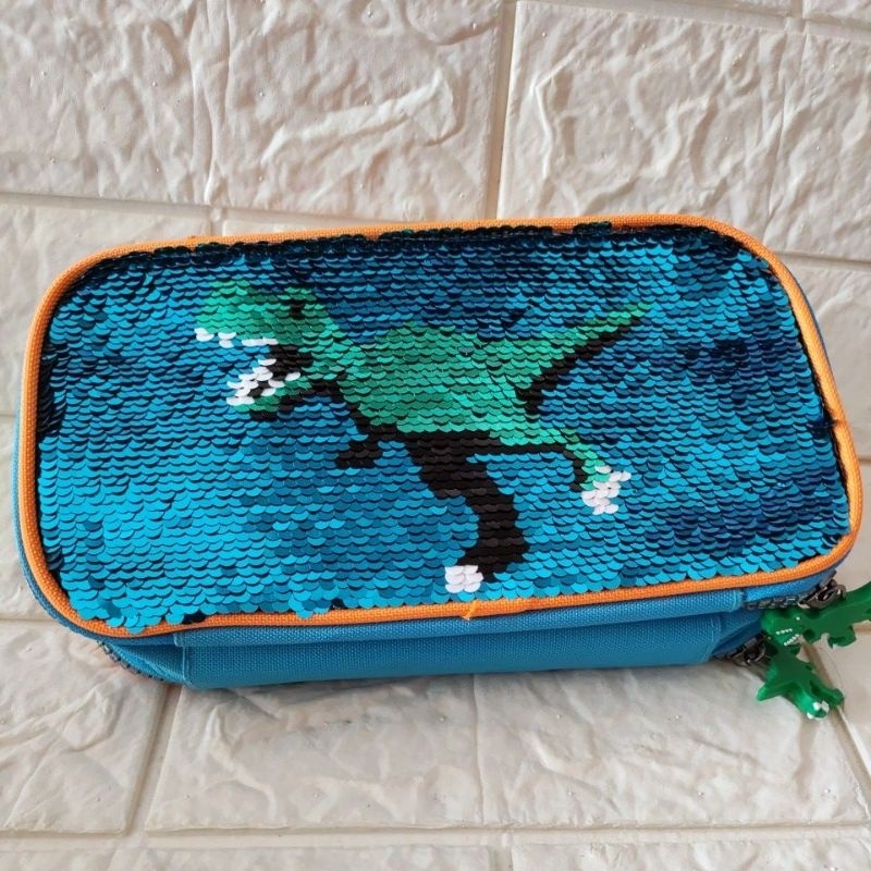

Tempat Pensil Sequin Dinosaurus