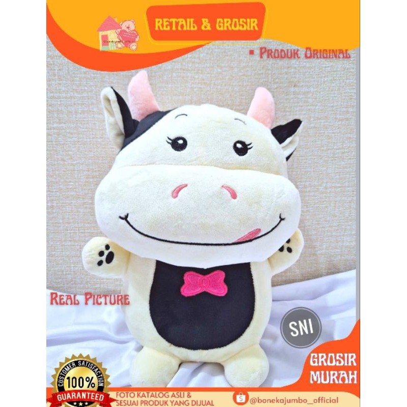 Boneka Sapi SNI | Boneka Sapi Cute SNI | Boneka Sapi Yeppo Lucu SNI