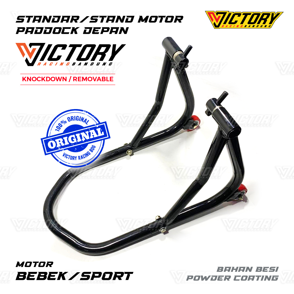 STANDAR PADDOCK STAND DEPAN PADOK PEDOK MOTOR BEBEK SPORT TEBAL