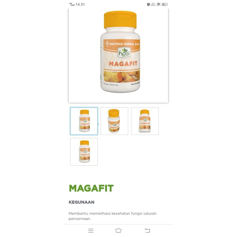 Magafit produk hni hpai