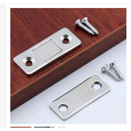 Akhtara | Penyangga Penahan Pintu Lemari Magnet Penutup Laci Dapat Screw Besar
