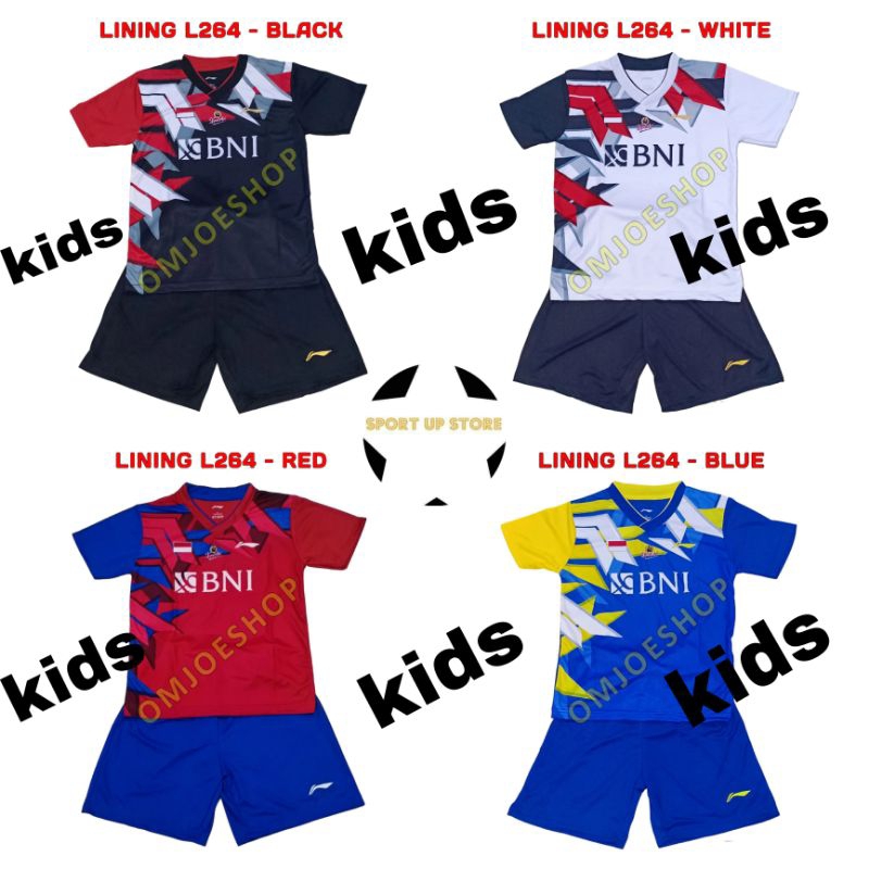koleksi setelan badminton anak 2023/baju badminton anak/setelan badminton anak laki laki dan perempu