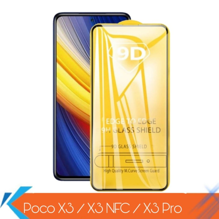Xiaomi Poco X3 / X3 Pro / X3 NFC Tempered Glass Full Cover Poco X3 NFC