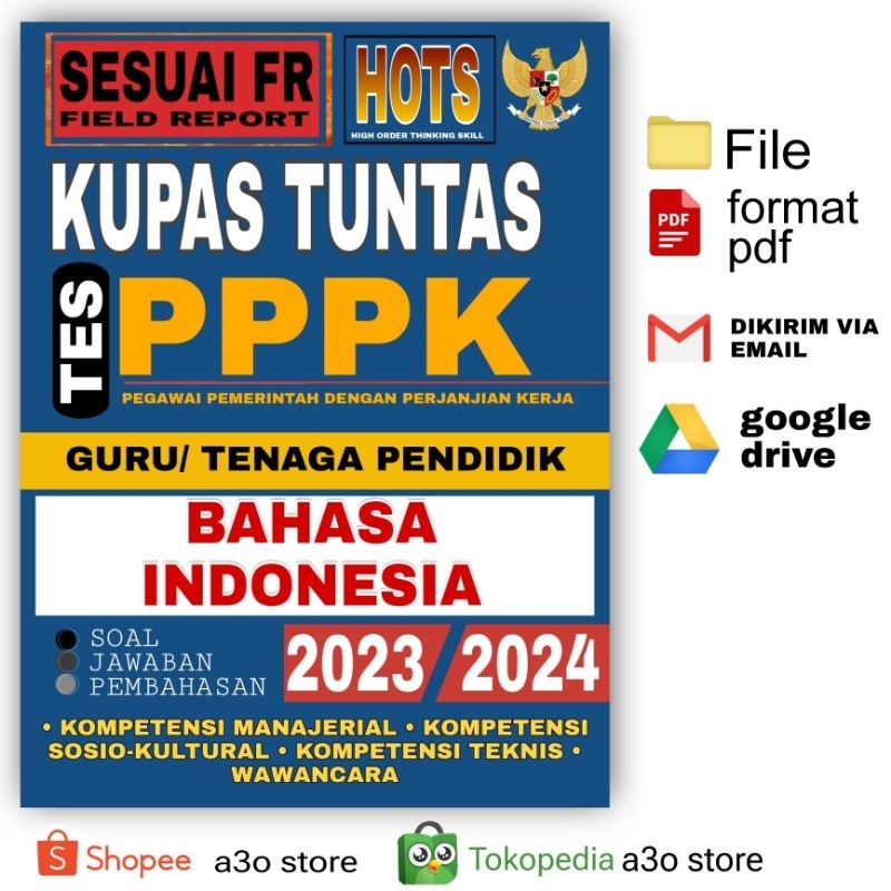 PPPK Guru Bahasa Indonesia 2023 2024   / PPPK/ ASN/ CPNS