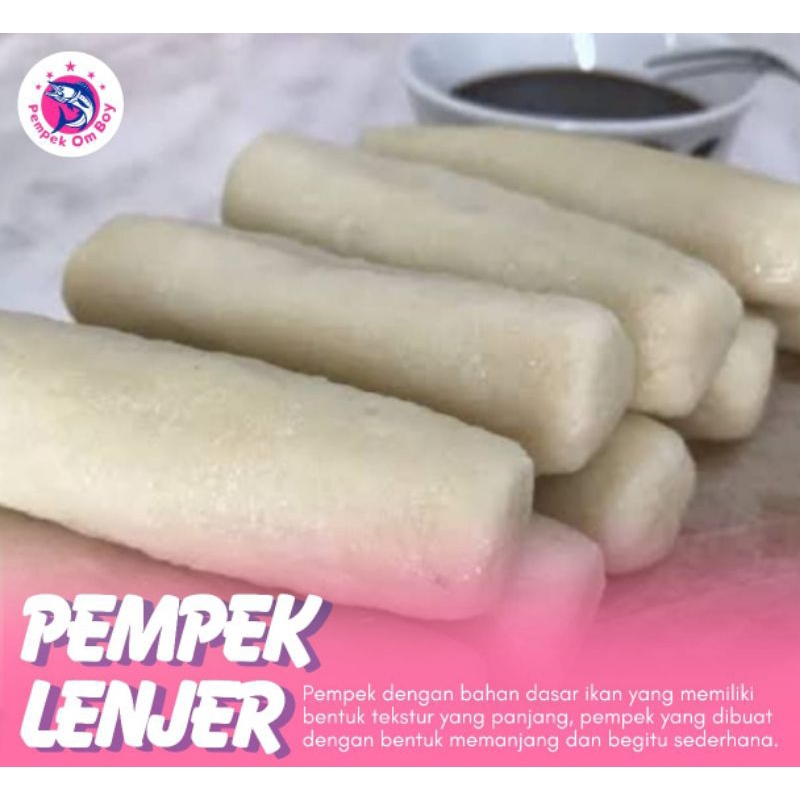 

pempek lenjer isi 10
