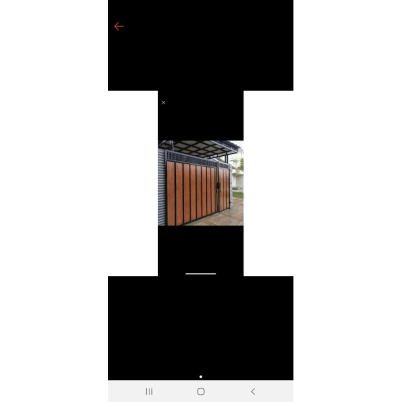pagar minimalis pesanan bp prumahan tramujaya bekasi.