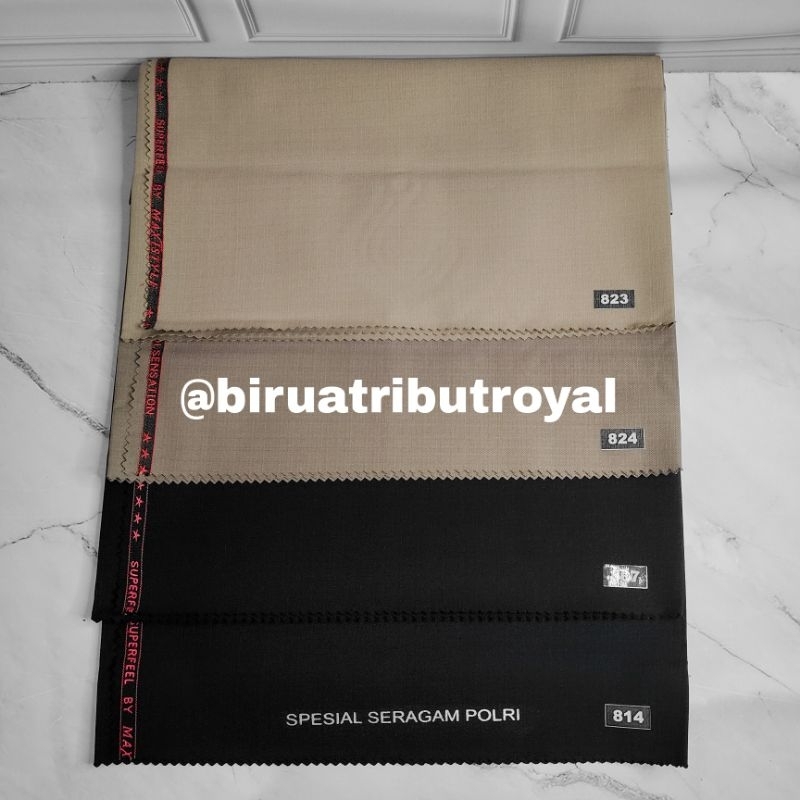 Kain Seragam Polri Superfeel, Kain Maxistyle Polri, Kain Bahan Polisi, Kain Seragam Polri Premium, K