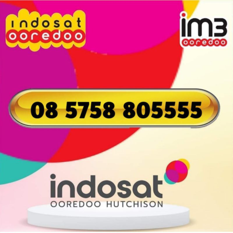 Nomor Cantik Indosat 5758 Bos kwartet 5555