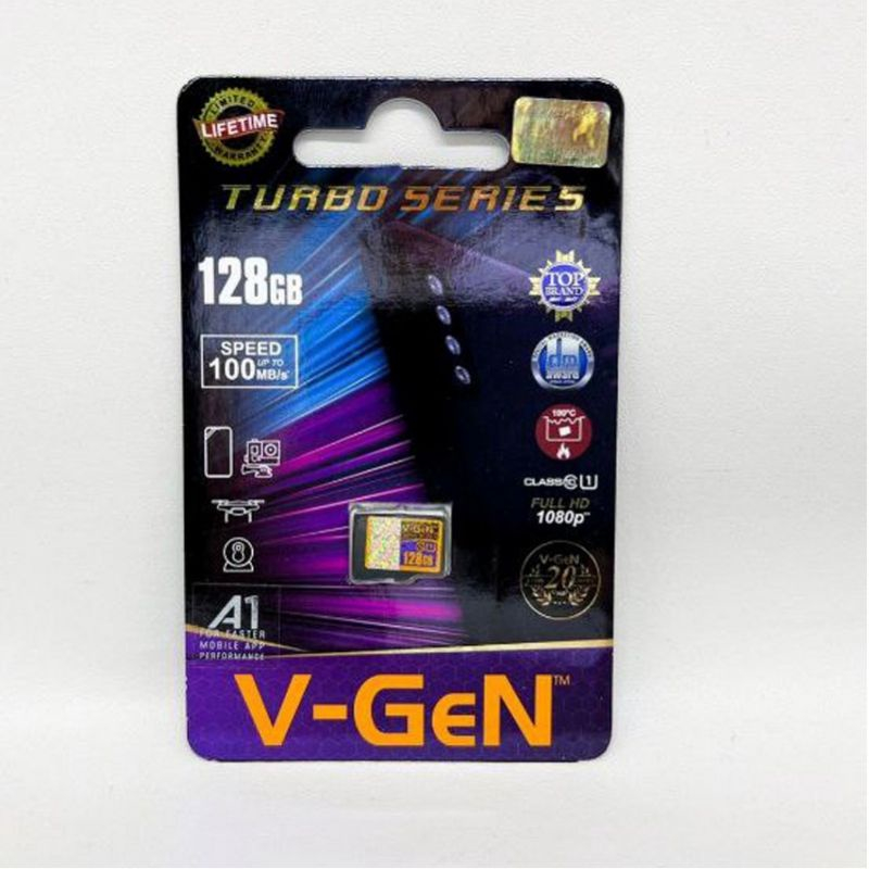 Micro Sd Vgen Turbo Class 10 128GB