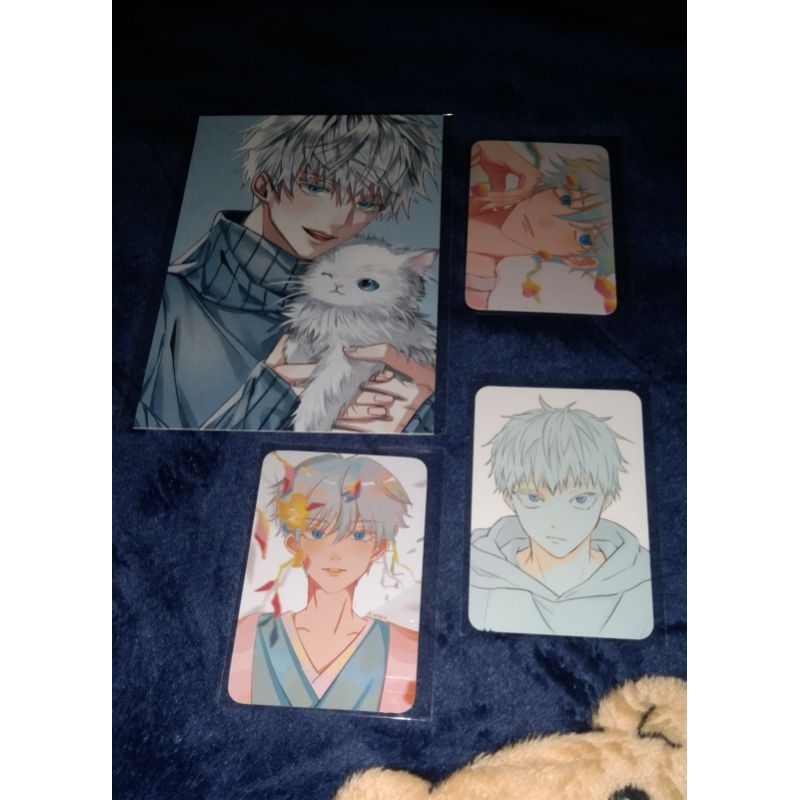 Postcard gojo jjk gojo kucing ma0du PC gojo di_series postcard jujutsu kaisen